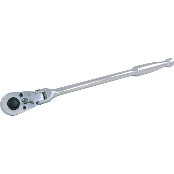 Tools 3/8" Dr. 48 Tooth Flex Head Ratchet, 11-3/4" Long, Chrome Finish